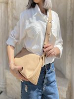 کیف دوشی زنانه پارچه کتان وارداتی