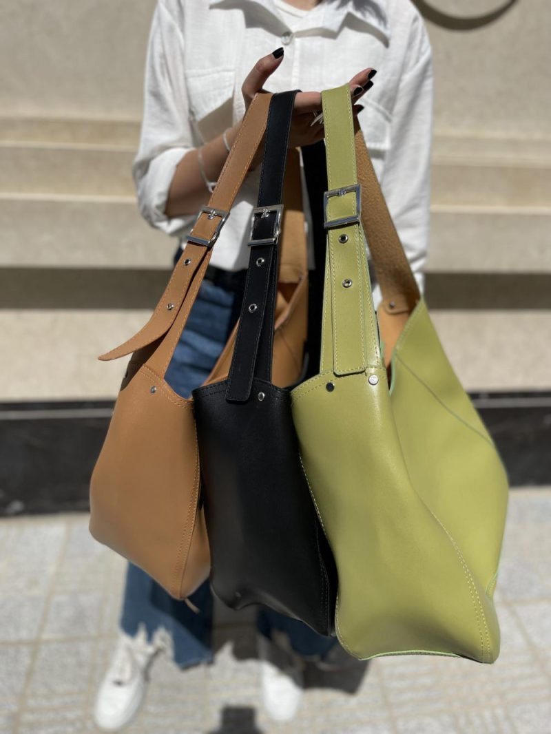 کیف دوشی زنانه بزرگ شل