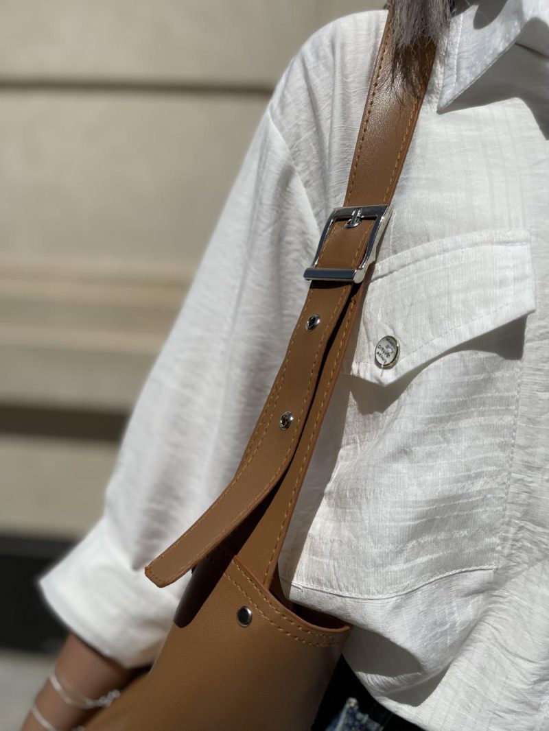 کیف دوشی زنانه بزرگ شل