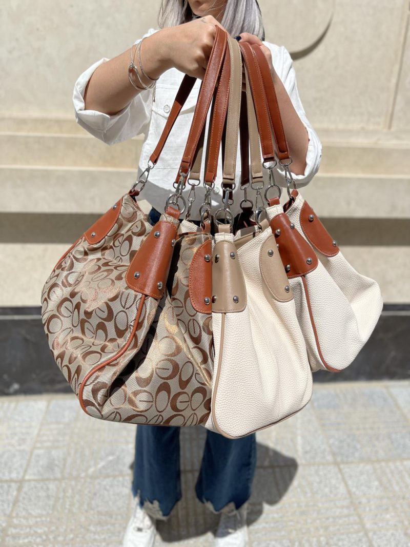 کیف دوشی زنانه بزرگ شل