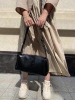 کیف دوشی زنانه چرم رنگ مشکی