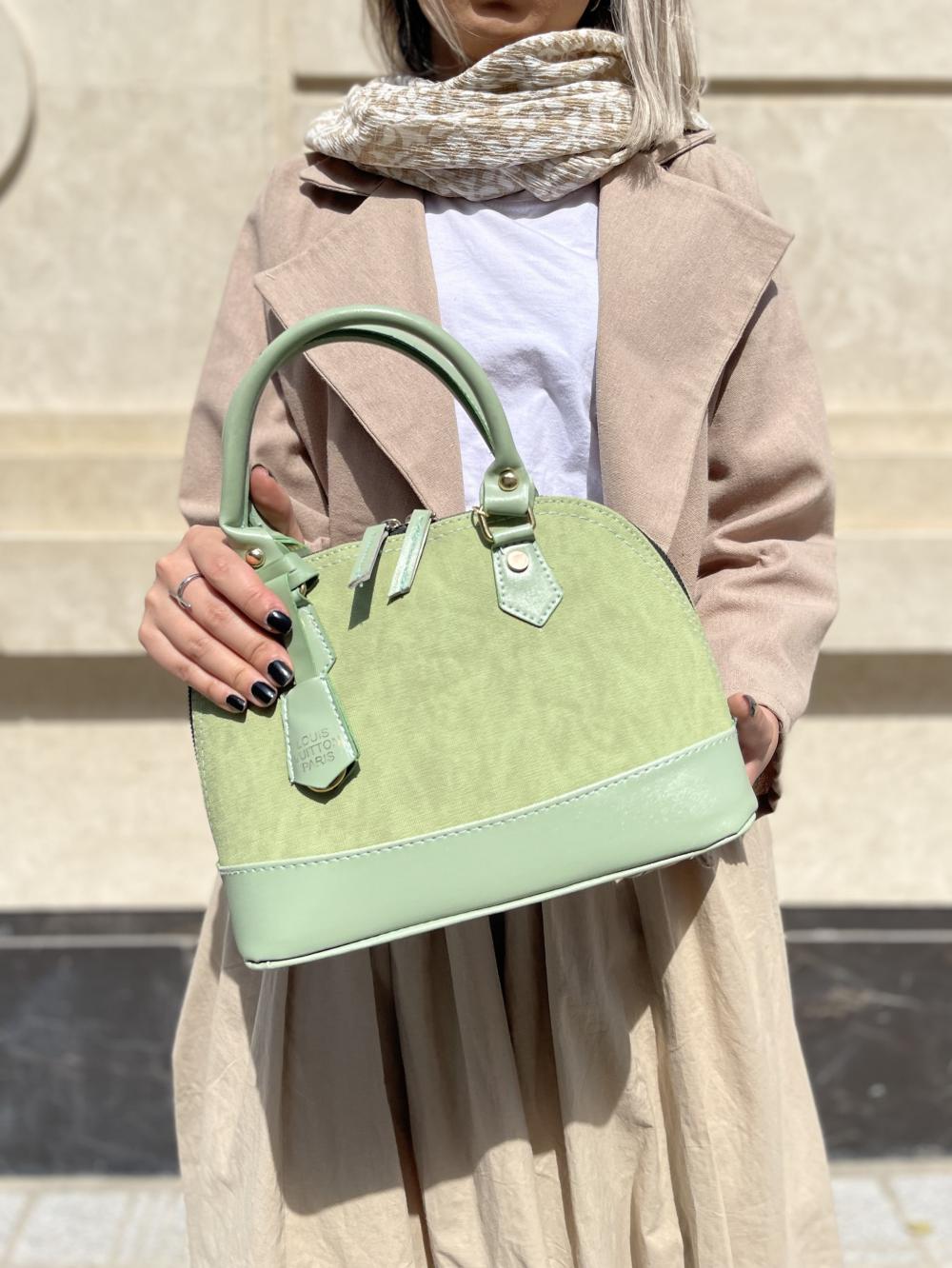 کیف دستی زنانه رنگ سبز روشن