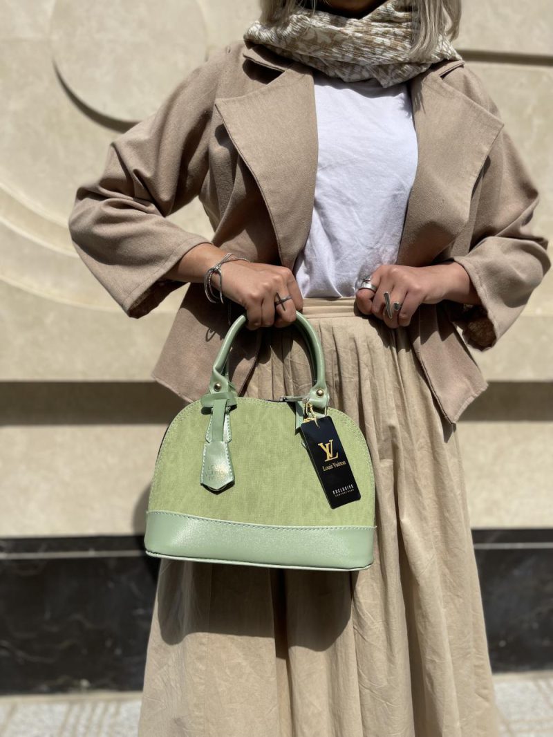 کیف دستی زنانه رنگ سبز روشن