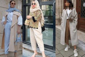 استایل شلوار مام فیت و مام استایل با انواع مانتو