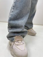 شلوار جین بگ زنانه آبی زارا