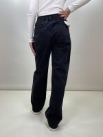 شلوار جین زنانه نیم بگ مشکی