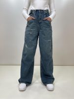 شلوار جین زنانه مدل بگ کد 5003