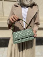 مینی بگ دستی و دوشی زنانه سبز رنگ