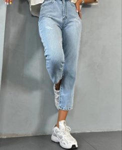 شلوار چین زنانه مدل مام استایل 