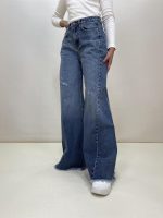 شلوار جین زنانه بگ اسپانیش آبی