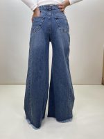 شلوار جین زنانه بگ اسپانیش آبی