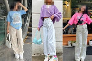 استایل با شلوار نیم بگ