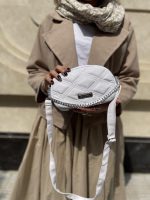کیف دوشی و دستی زنانه سفید رنگ