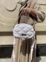 کیف دوشی و دستی زنانه سفید رنگ