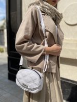 کیف دوشی و دستی زنانه سفید رنگ