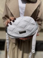 کیف دوشی و دستی زنانه سفید رنگ
