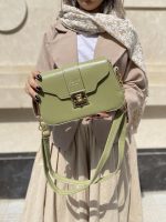 کیف دوشی زنانه چرم رنگ سبز
