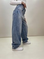 شلوار جین زنانه مدل مام استایل پارچه وارداتی