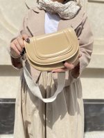 کیف دوشی زنانه کرم رنگ