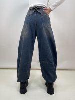 شلوار جین زنانه بالنی آبی