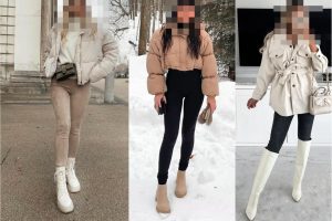 استایل با شلوار لگ با کاپشن و اسپرت