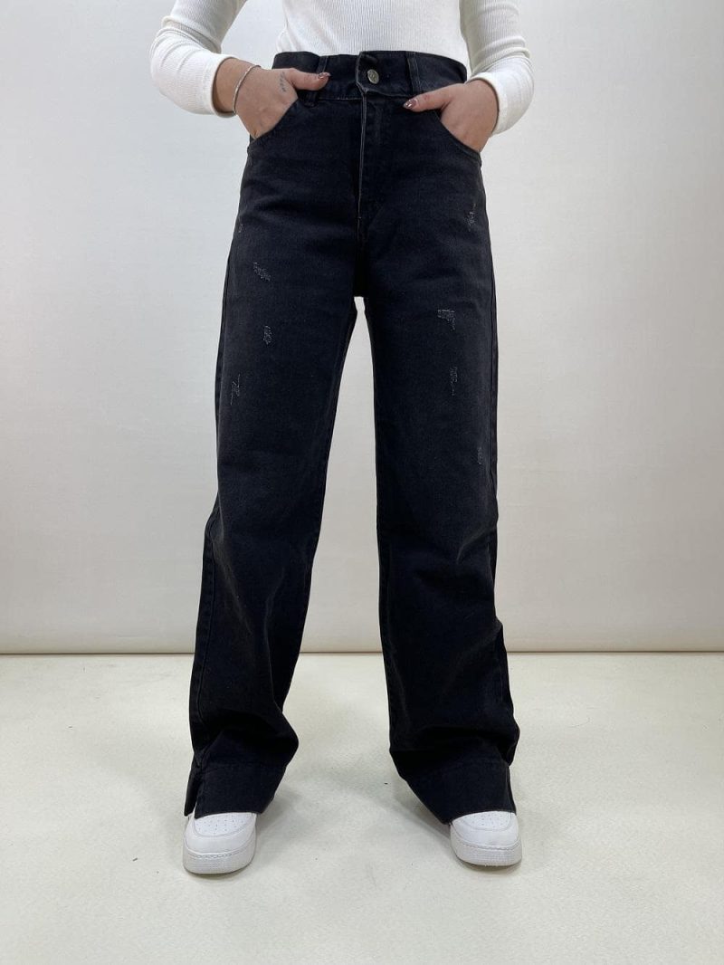 شلوار جین زنانه بگ مشکی