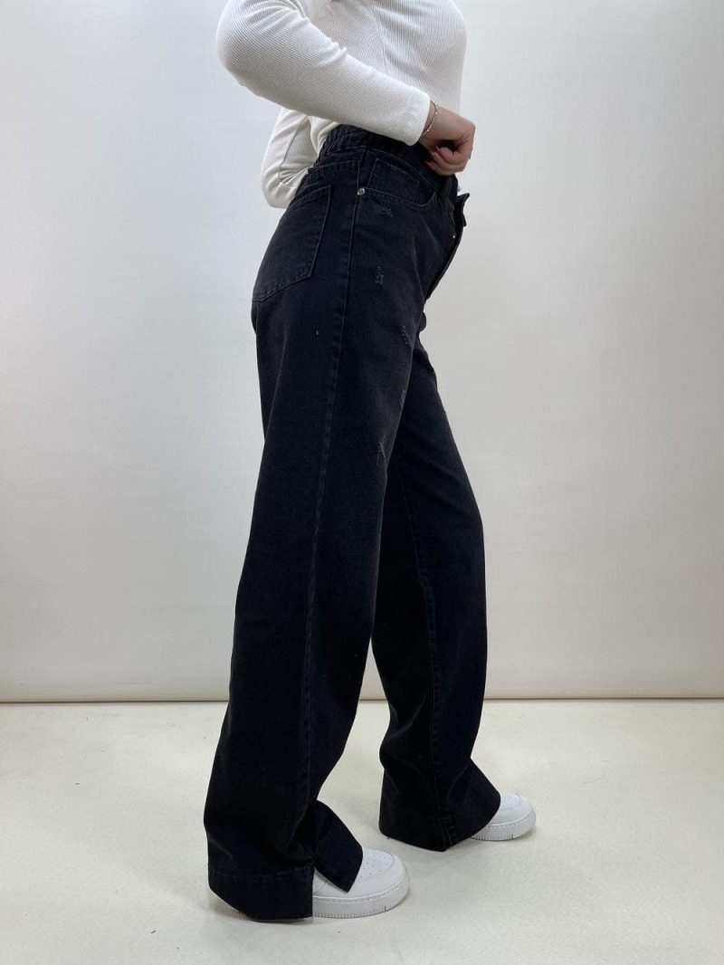 شلوار جین زنانه بگ مشکی