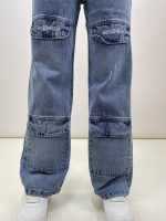 شلوار جین زنانه گارگو آبی یخی