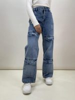 شلوار جین زنانه گارگو آبی یخی