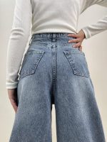 شلوار جین زنانه سوپر بگ آبی