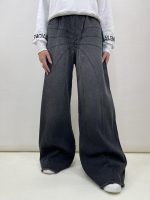 شلوار جین زنانه فول بگ مشکی