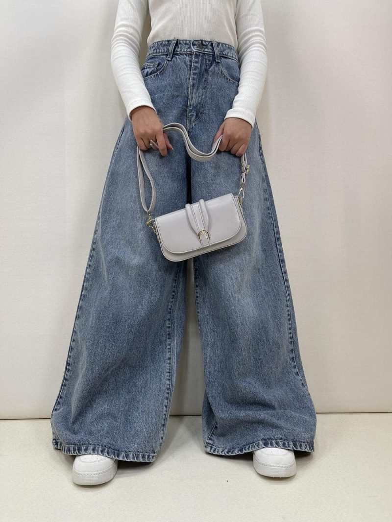 Women's full bag jeans