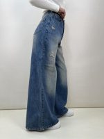 شلوار جین زنانه سوپر بگ آبی