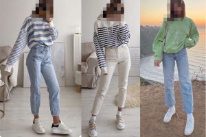 راهنمای انتخاب شلوار جین برای خانم کوتاه قد