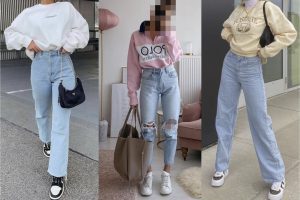 راهنمای انتخاب شلوار جین برای خانم کوتاه قد