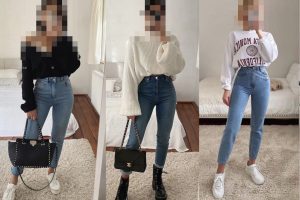 راهنمای انتخاب شلوار جین برای خانم کوتاه قد