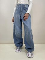 شلوار جین زنانه بالنی آبی