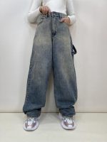 شلوار جین زنانه مام استایل بالنی مکس کد 5030