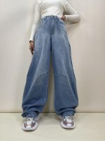 شلوار جین زنانه بالنی آبی