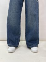 شلوار جین زنانه بگ سرمه ای