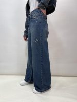 شلوار جین زنانه بگ سرمه ای