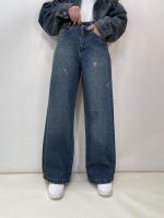 شلوار جین زنانه بگ سرمه ای