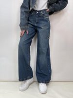 شلوار جین زنانه بگ سرمه ای