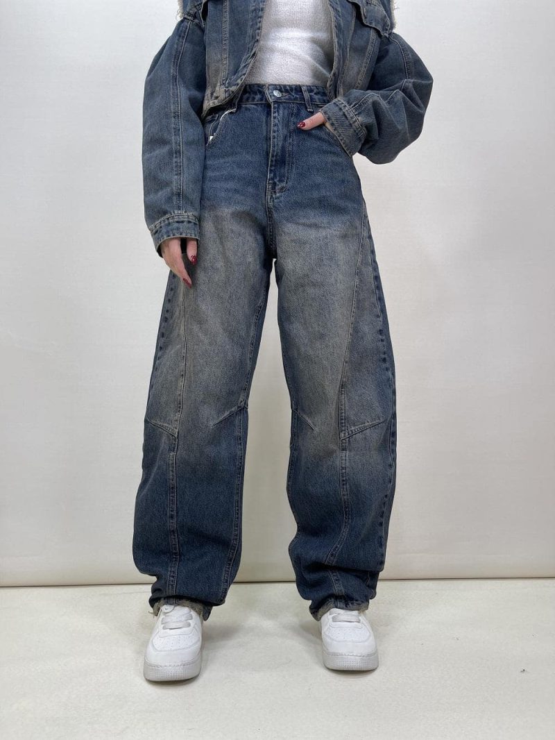 شلوار جین زنانه بالنی مکس تینت دار