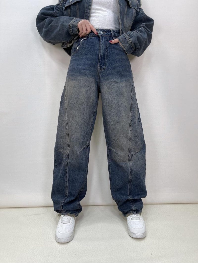 شلوار جین زنانه بالنی مکس تینت دار