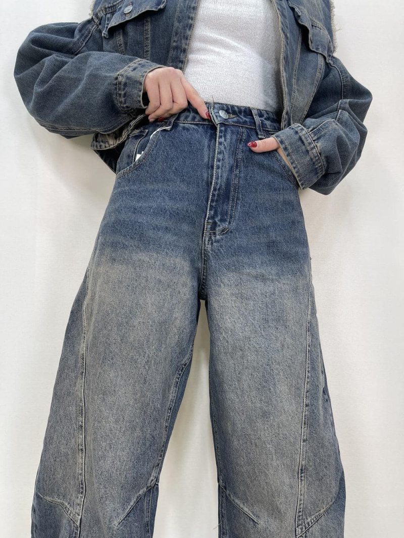 شلوار جین زنانه بالنی مکس تینت دار