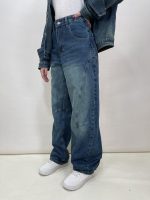 شلوار جین زنانه مام بالنی مکس تینت سبز