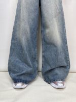 شلوار جین زنانه سوپر بگ آبی