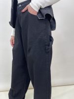 شلوار جین زنانه مام بالونی مکس مشکی