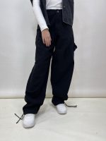 شلوار جین زنانه مام بالونی مکس مشکی